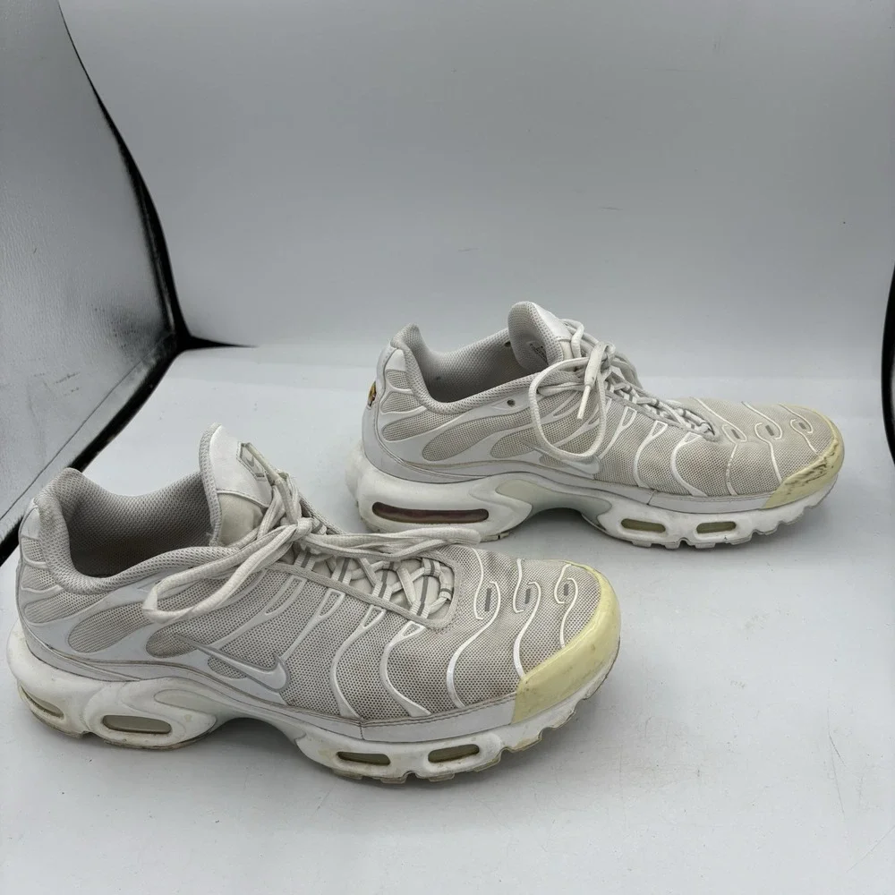 Nike Shoes Womens Size 11 Air Max Plus Triple Tn White Sneakers DM2362-100 - Picture 6 of 8